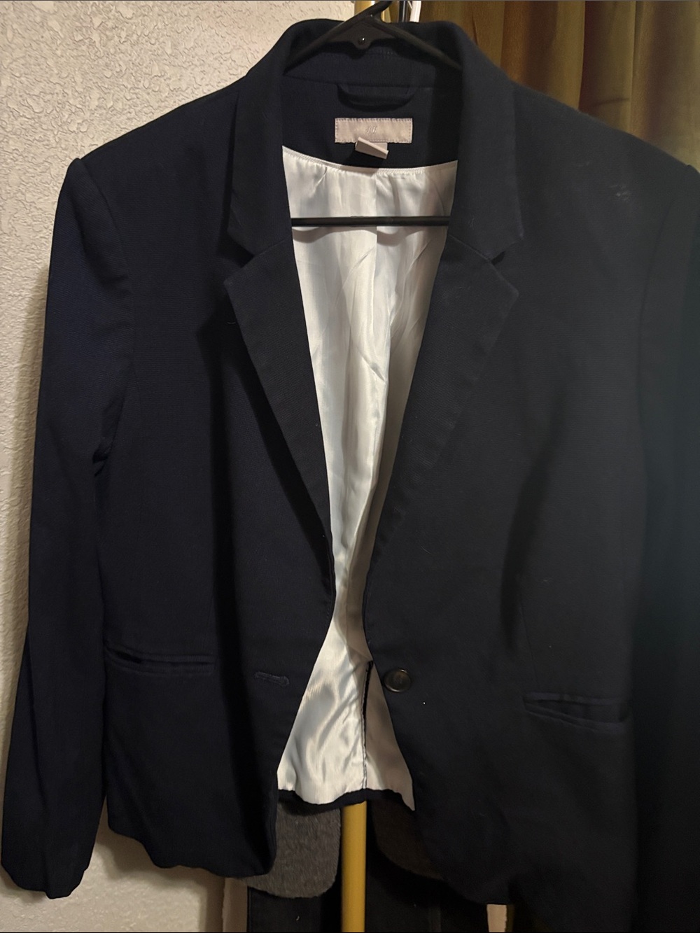 H&M Black Blazer with White Lining